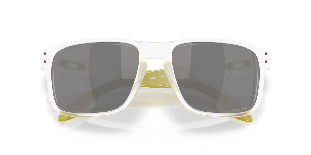 Oakley Holbrook - Matte Clear Frame with Prizm Black Polarized Lens