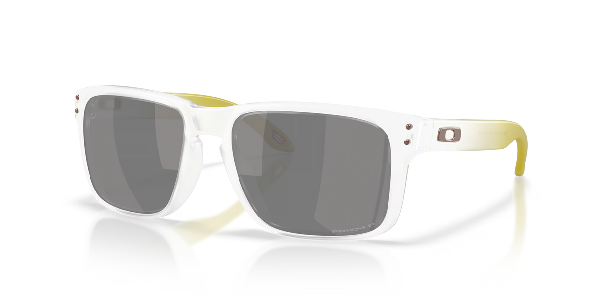 Oakley Holbrook - Matte Clear Frame with Prizm Black Polarized Lens