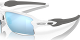 Oakley Flak 2.0 XL - Polished White Frame with Prizm Deep Water Polarized Lens