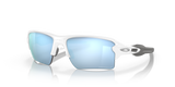 Oakley Flak 2.0 XL - Polished White Frame with Prizm Deep Water Polarized Lens