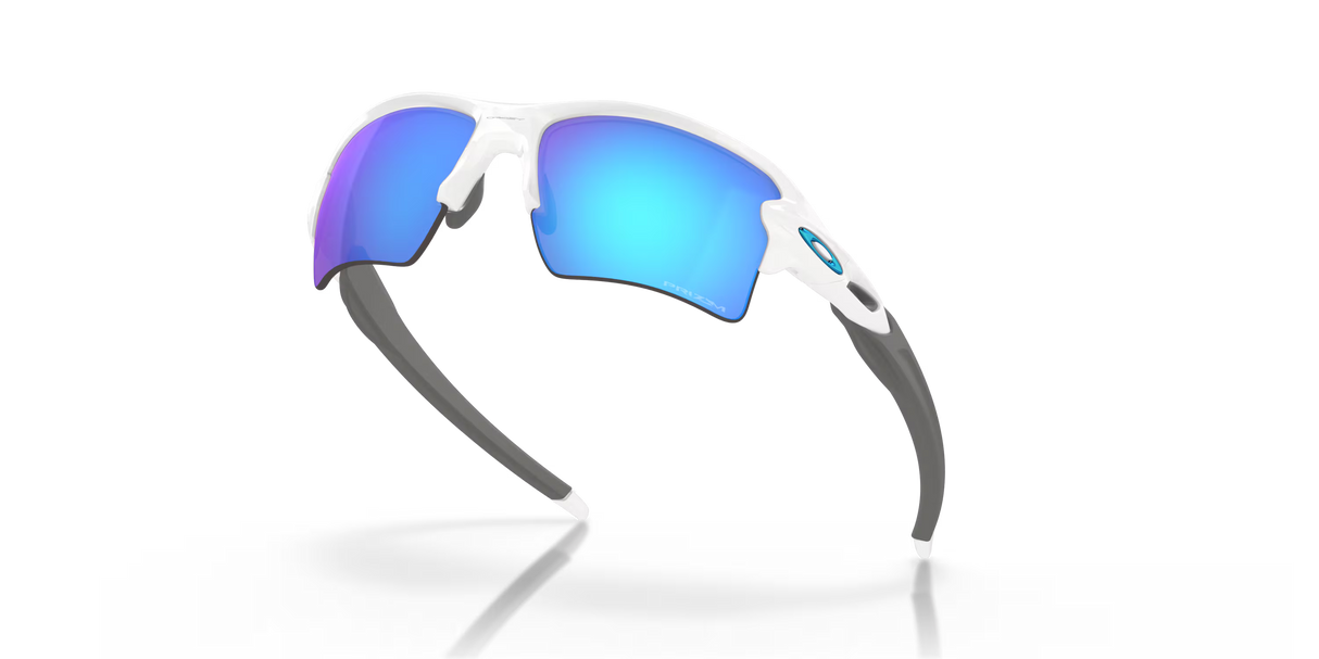 Oakley Flak 2.0 XL - Polished White Frame with Prizm Sapphire Lens
