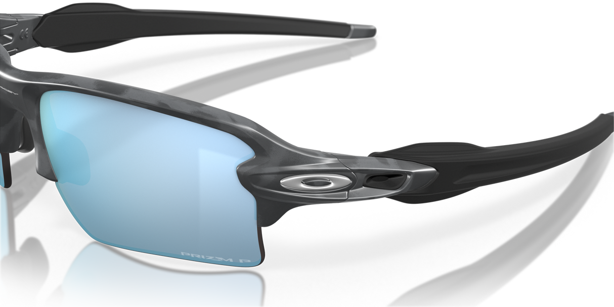 Oakley Flak 2.0 XL - Matte Black Camo Frame with Prizm Deep Water Polarized Lens