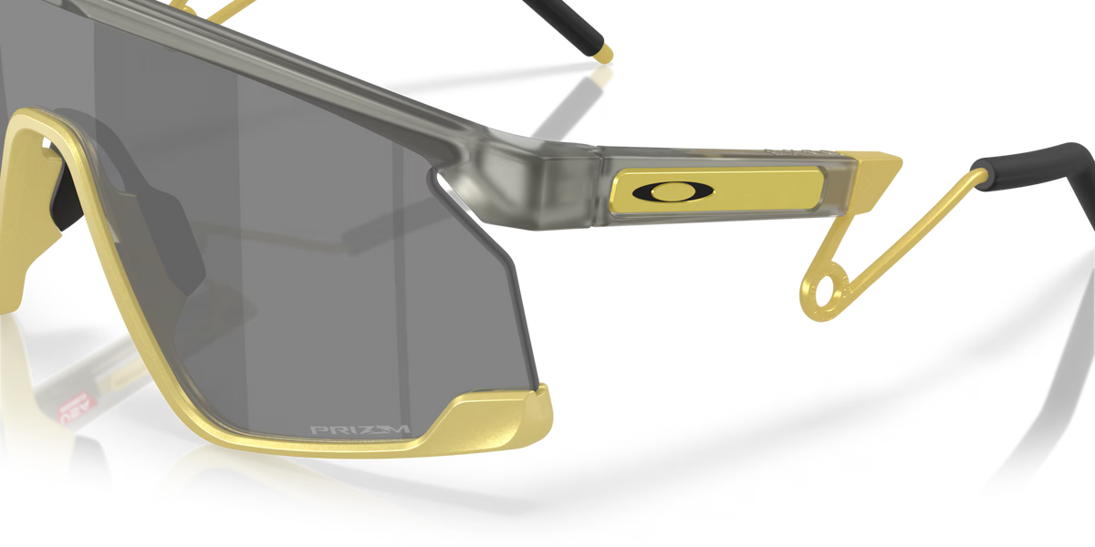 Oakley BXTR Metal - Matte Grey Ink/Vintage Gold Frame with Prizm Black Lens