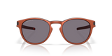 Oakley Latch - Fire Orange Frame with Prizm Grey Polarized Lens
