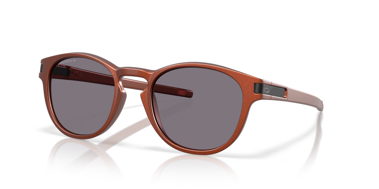 Oakley Latch - Fire Orange Frame with Prizm Grey Polarized Lens