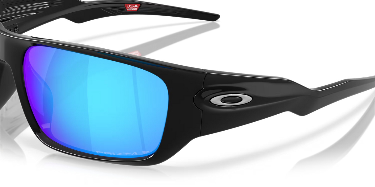 Oakley Masseter - Polished Black Frame with Prizm Sapphire Polarized Lens