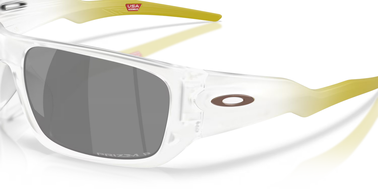 Oakley Masseter - Clear Frame with Prizm Black Polarized Lens
