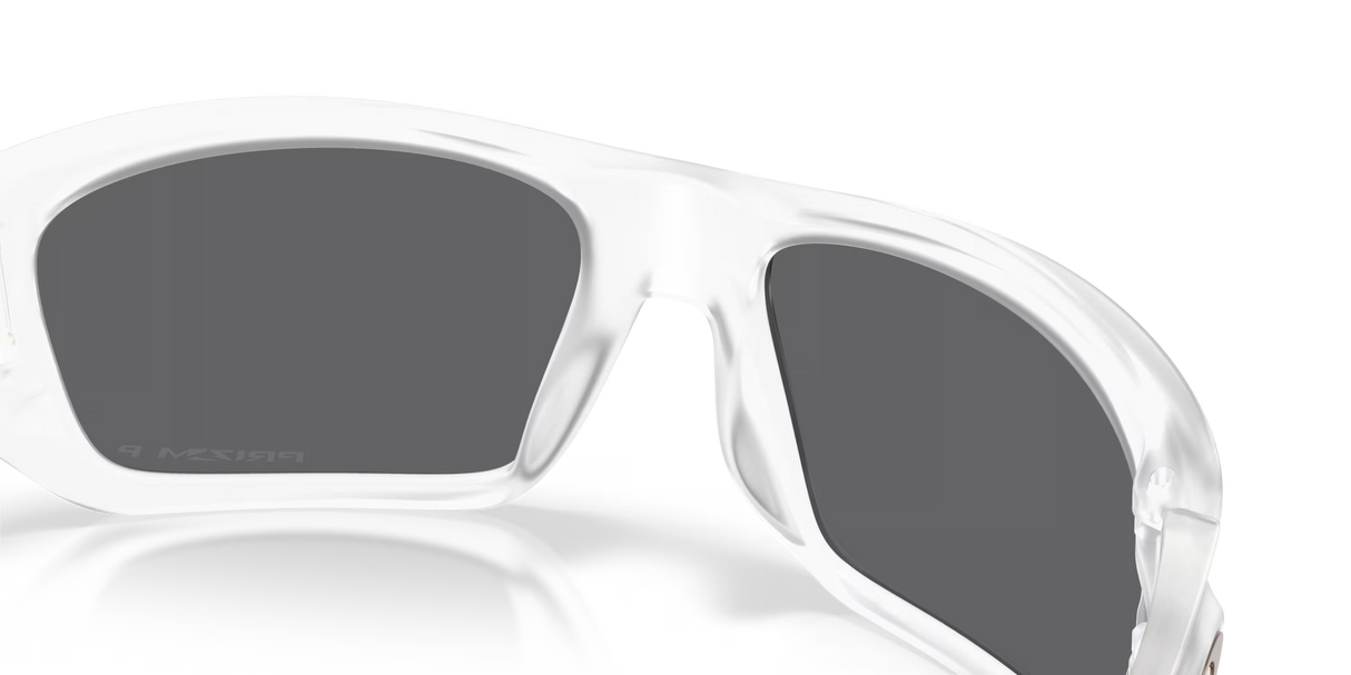 Oakley Masseter - Clear Frame with Prizm Black Polarized Lens