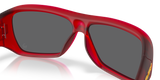 Oakley Chaminade - Matte Transparent Red Frame with Prizm Black Lens