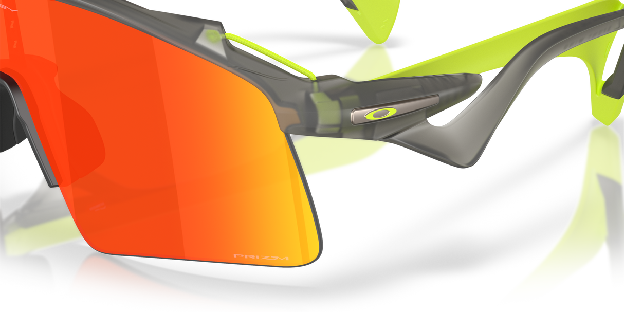 Oakley Stunt Wing - Matte Grey Smoke Frame with Prizm Ruby Lens