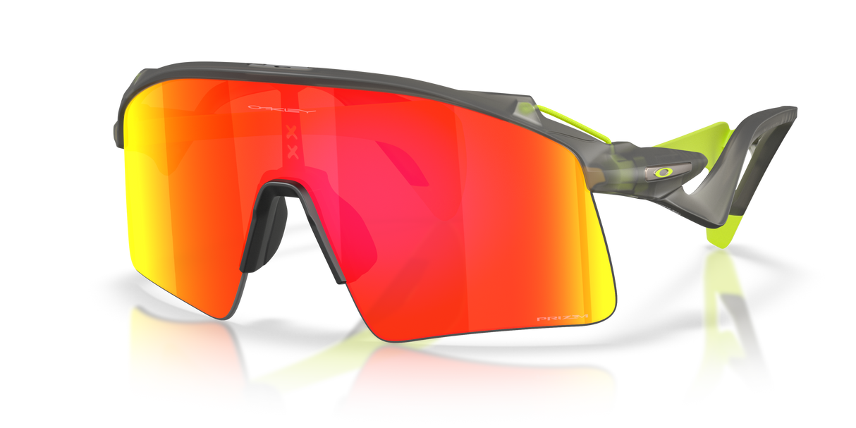 Oakley Stunt Wing - Matte Grey Smoke Frame with Prizm Ruby Lens