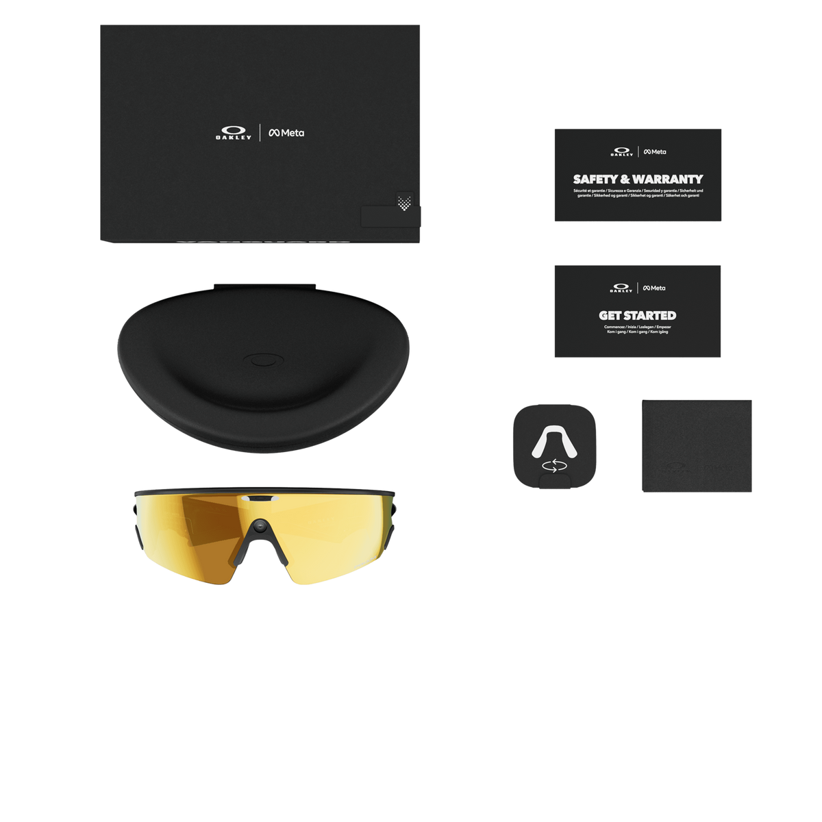 Oakley Meta Vanguard - Black Frame with Prizm 24k Lens