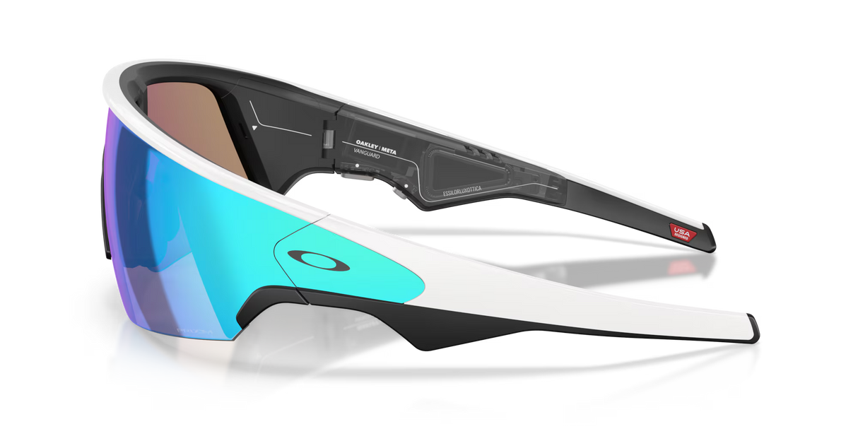 Oakley Meta Vanguard - White Frame with Prizm Sapphire Lens