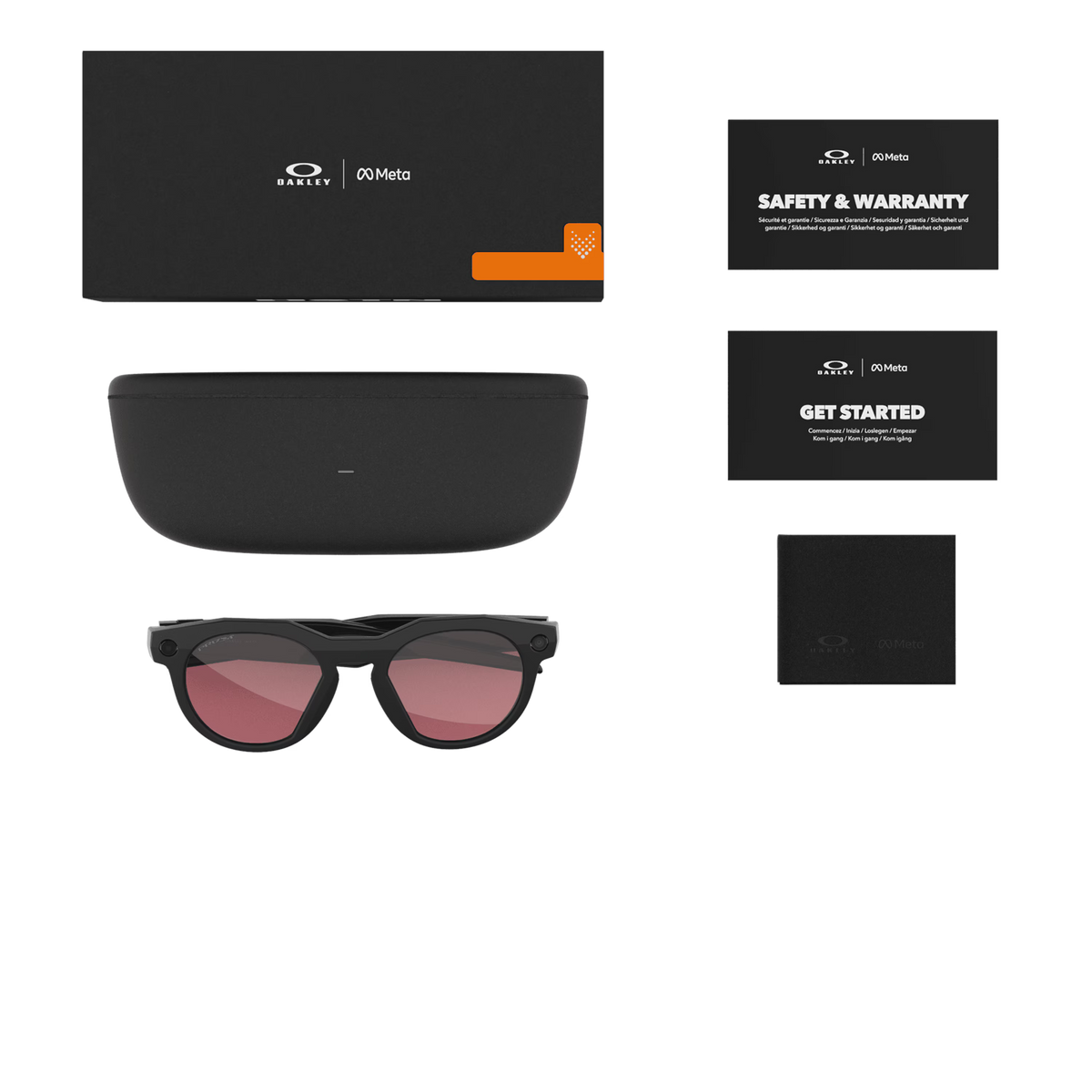 Oakley Meta HSTN - Black Frame with Prizm Dark Golf Lens