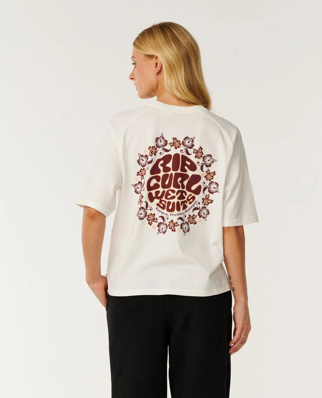 Rip Curl Hibiscus Archive Boxy T-Shirt