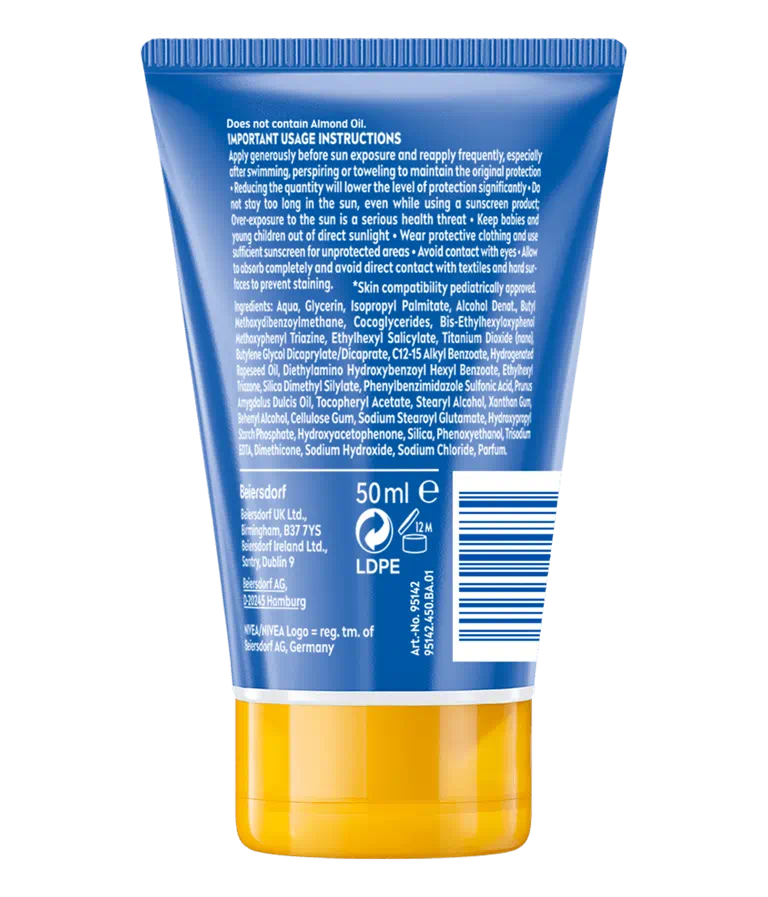 Nivea Kids Protect & Care SPF 50+ Suncream