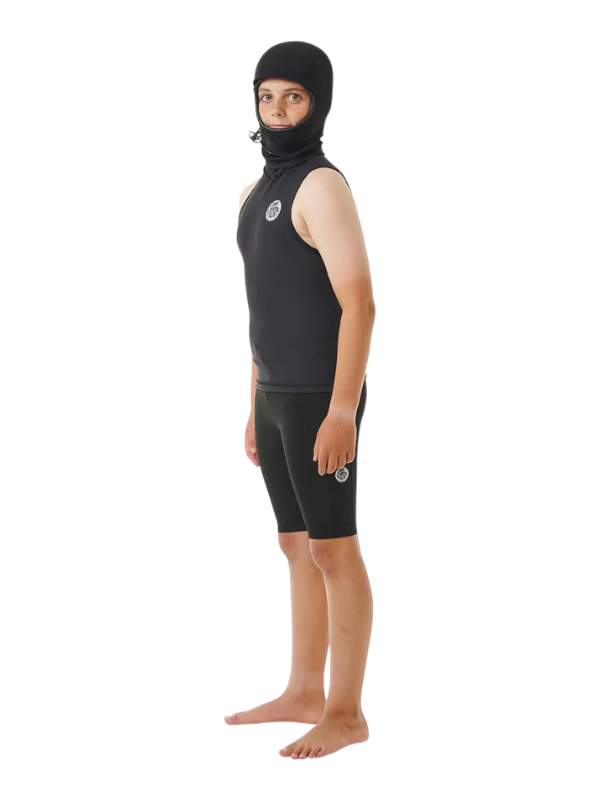 Rip Curl Kids Fbomb Polypro Hooded Wetsuit Vest