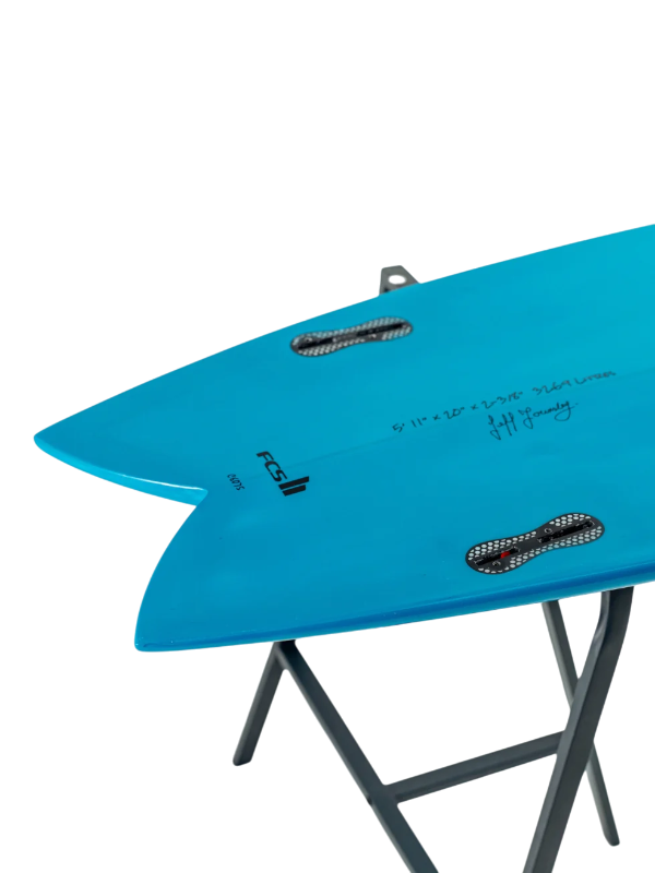 Circle One Heritage Keel Twin Fish Surfboard - Sky Blue