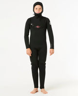 Rip Curl Junior Dawn Patrol 5/4 Hooded Chest Zip Wetsuit