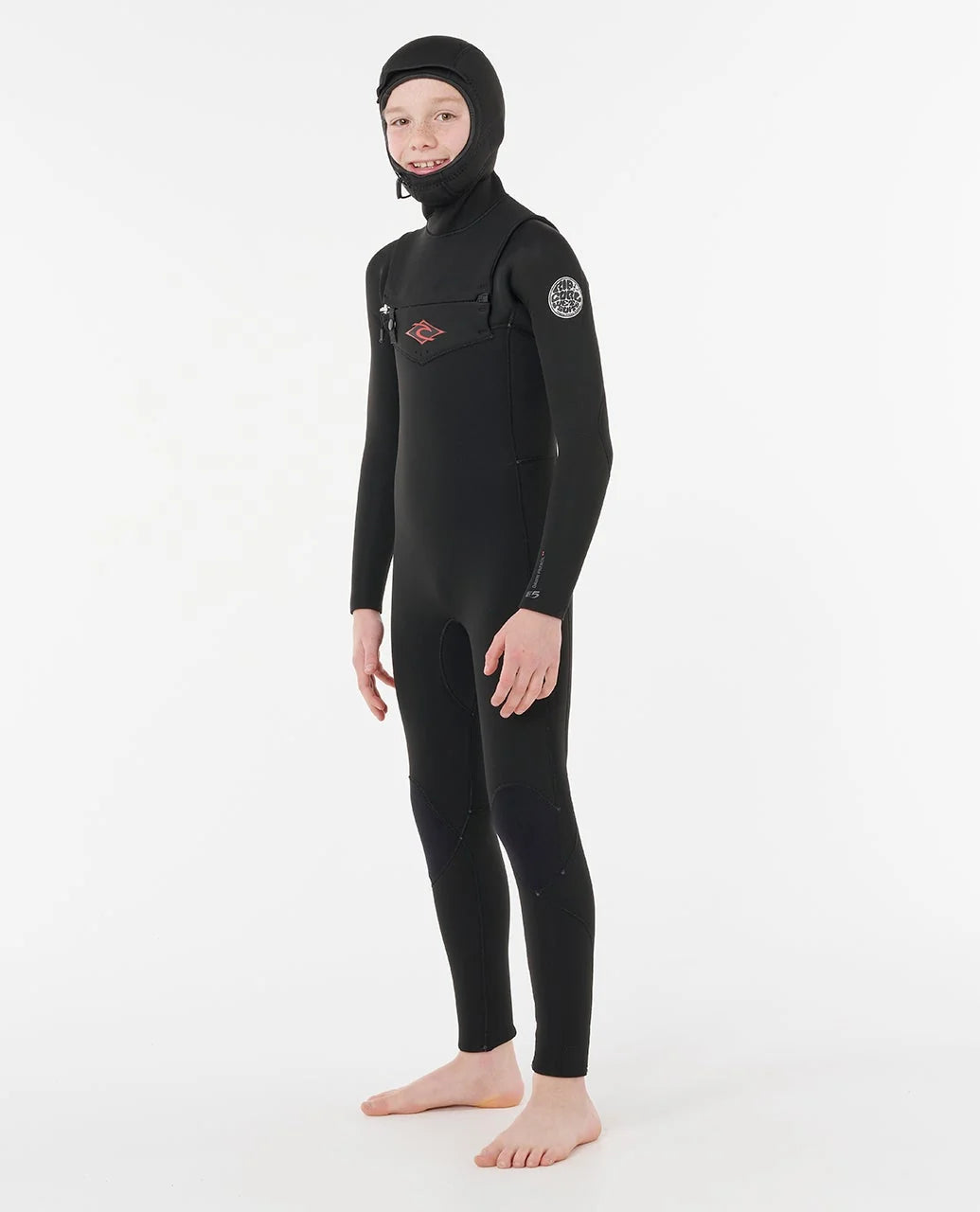 Rip Curl Junior Dawn Patrol 5/4 Hooded Chest Zip Wetsuit