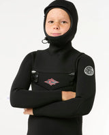 Rip Curl Junior Dawn Patrol 5/4 Hooded Chest Zip Wetsuit