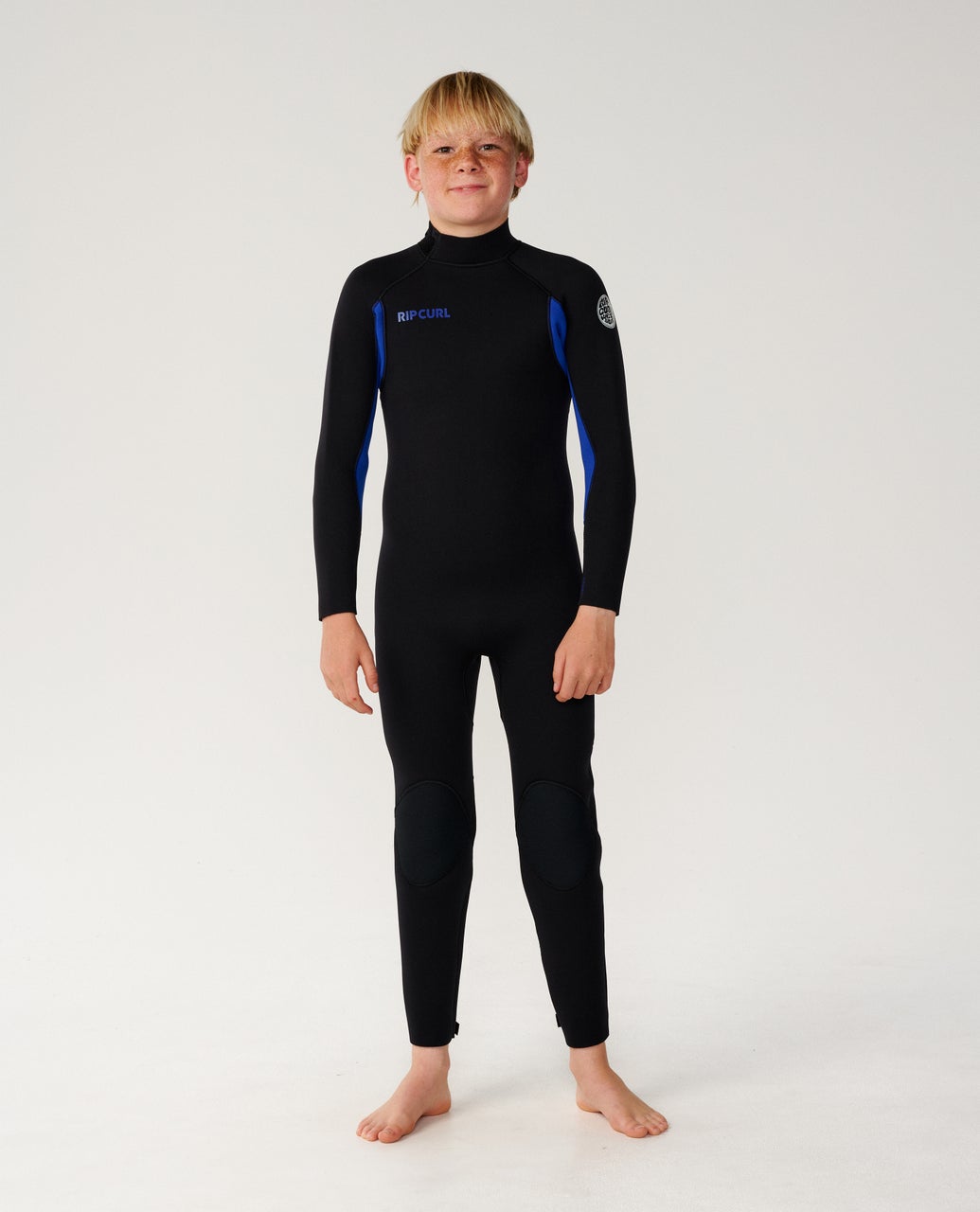 Rip Curl Junior Trad 5/4 Back Zip Wetsuit - Blue