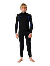 Rip Curl Junior Trad 5/4 Back Zip Wetsuit - Blue