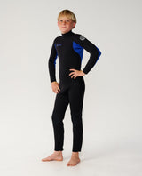 Rip Curl Junior Trad 5/4 Back Zip Wetsuit - Blue