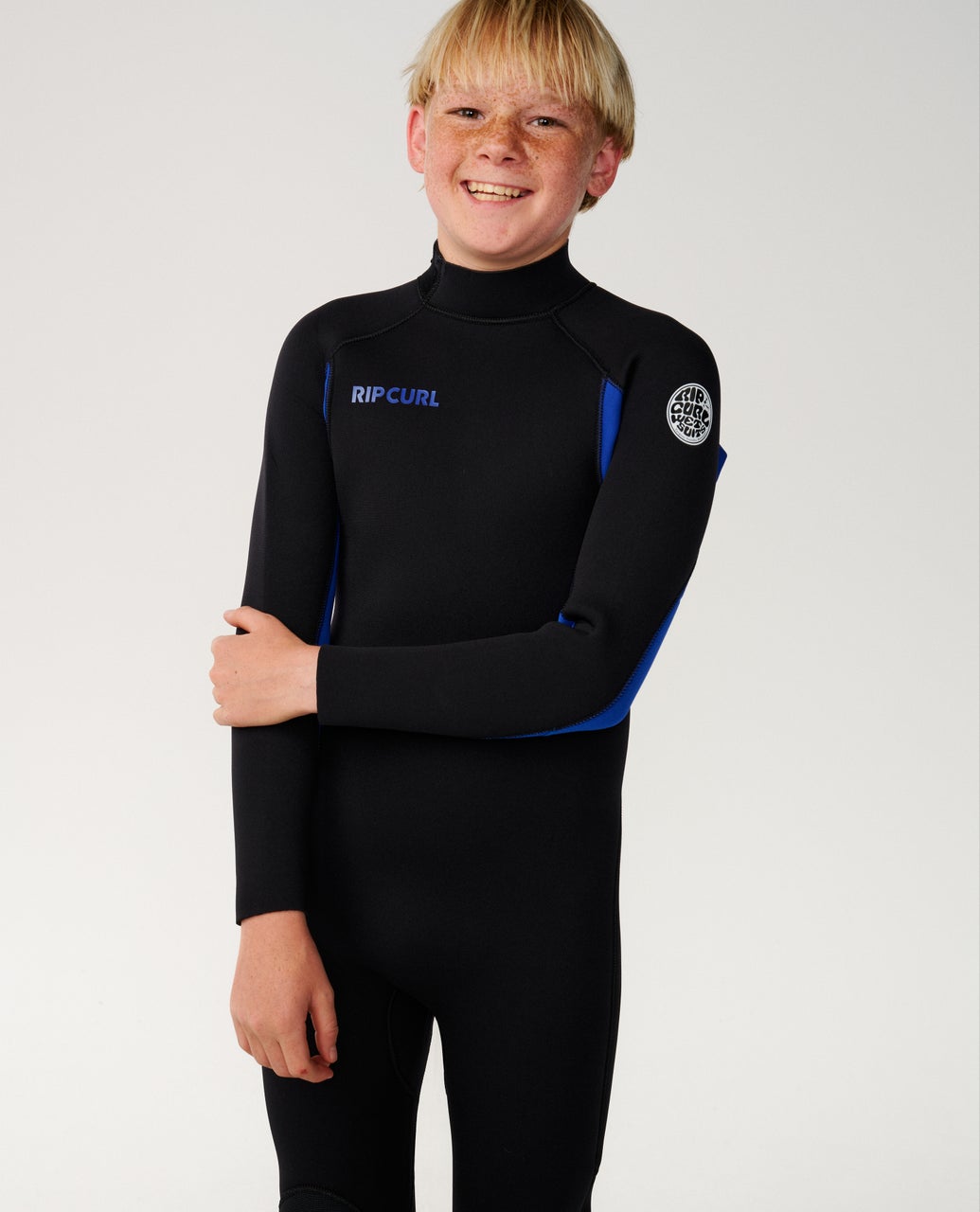 Rip Curl Junior Trad 5/4 Back Zip Wetsuit - Blue