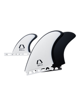 Bell Fins Fiberglass Twin + Stabilizer - White