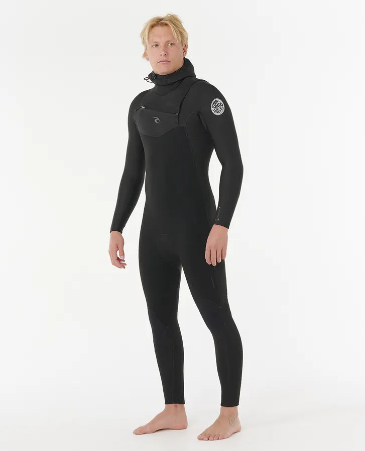 Rip Curl Mens Dawn Patrol 5/4 Hooded Wetsuit