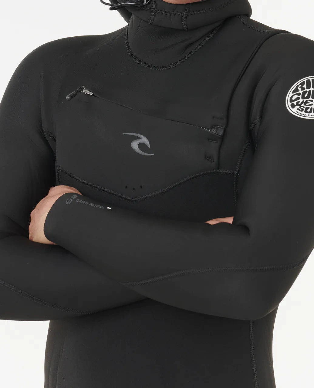 Rip Curl Mens Dawn Patrol 5/4 Hooded Wetsuit