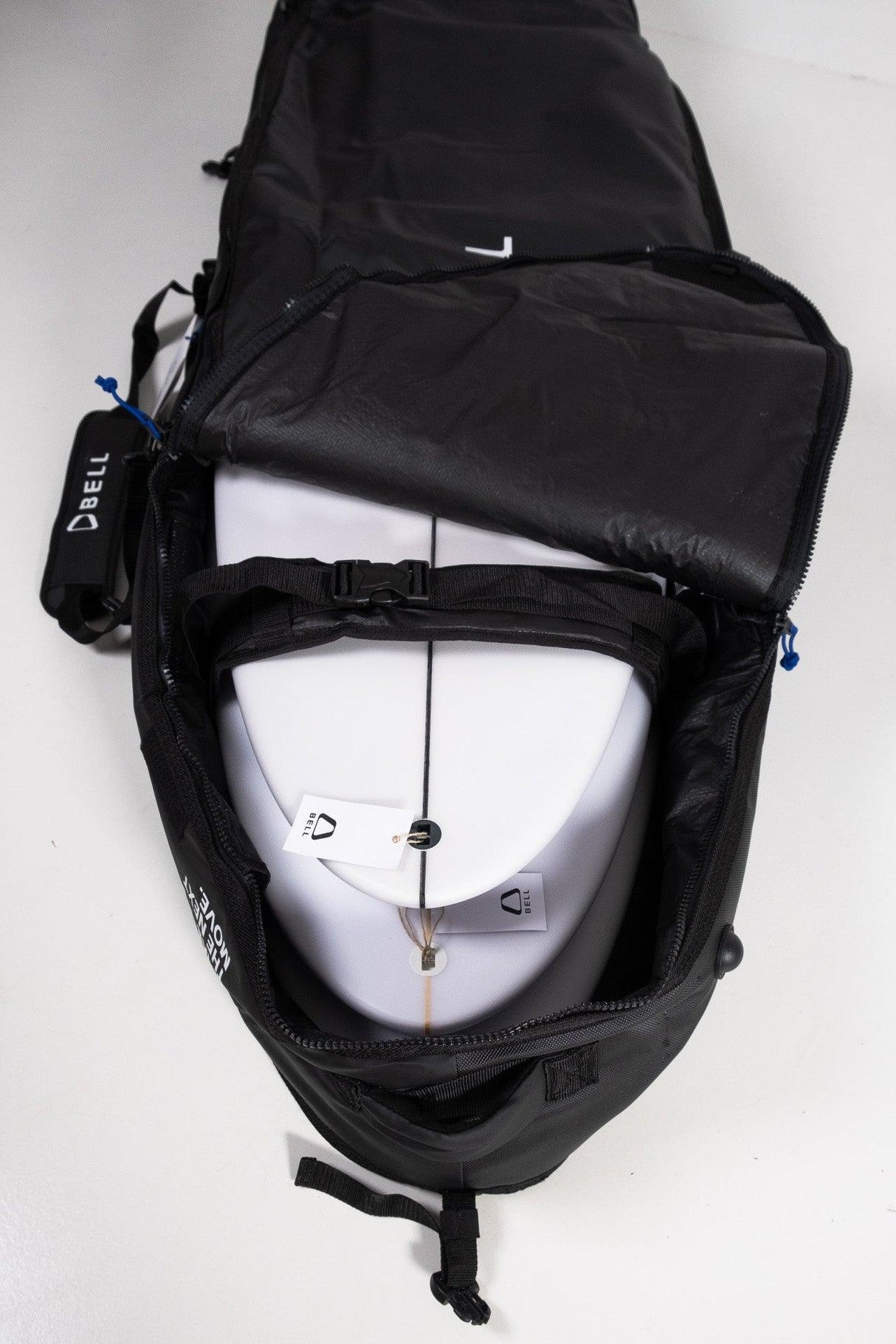 Bell Explorer Triple 3 Surfboard Bag - Black