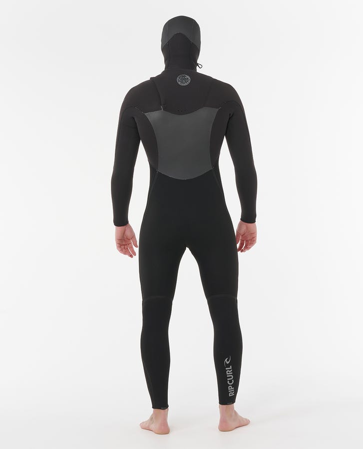 Rip Curl Mens Flashbomb E7 5/4 Hooded Wetsuit - Black