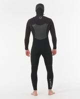 Rip Curl Mens Flashbomb E7 5/4 Hooded Wetsuit - Black
