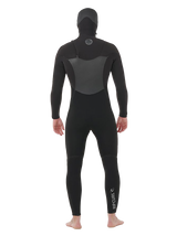 Rip Curl Mens Flashbomb E7 5/4 Hooded Wetsuit - Black