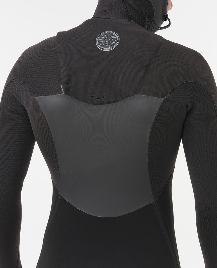 Rip Curl Mens Flashbomb E7 5/4 Hooded Wetsuit - Black