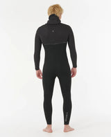 Rip Curl Mens E Bomb 5/4 Zip Free Hooded Wetsuit