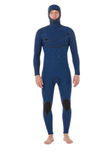 Rip Curl Mens E Bomb 5/4 Zip Free Hooded Wetsuit