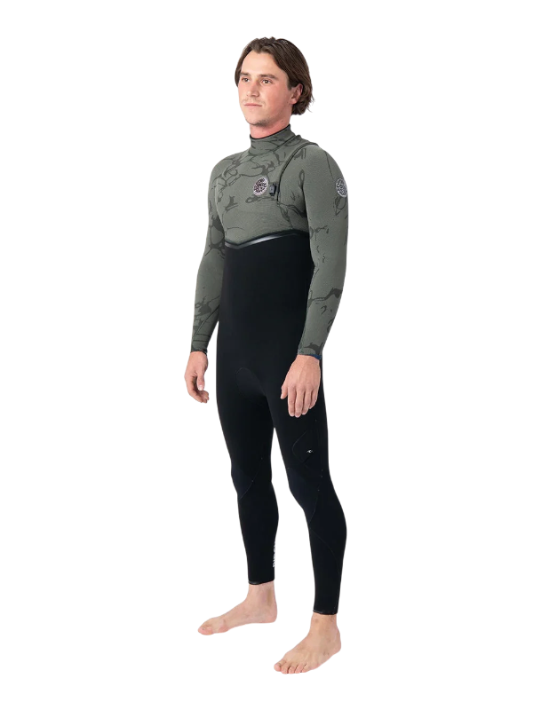 Rip Curl Mens E Bomb 4/3 Zip Free Wetsuit