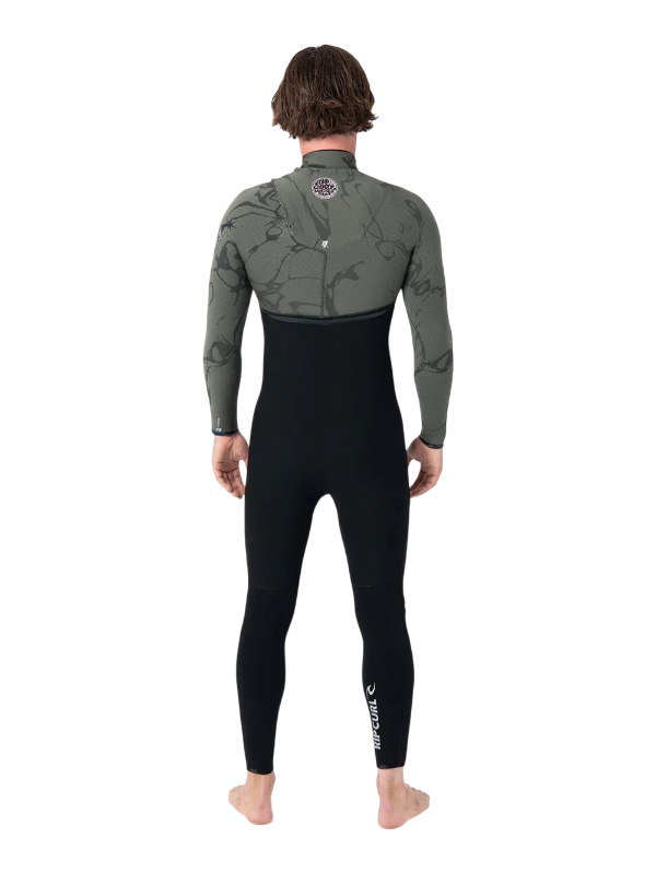 Rip Curl Mens E Bomb 4/3 Zip Free Wetsuit