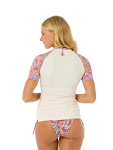 Rip Curl Las Flores Short Sleeve UPF Rash Vest