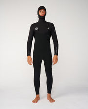 Rip Curl Mens Elasto 5/4 Hooded Wetsuit - Black