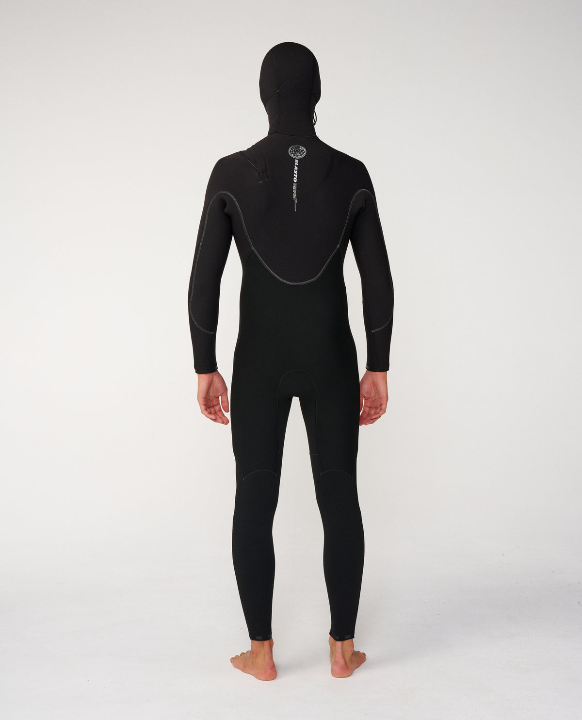 Rip Curl Mens Elasto 5/4 Hooded Wetsuit - Black