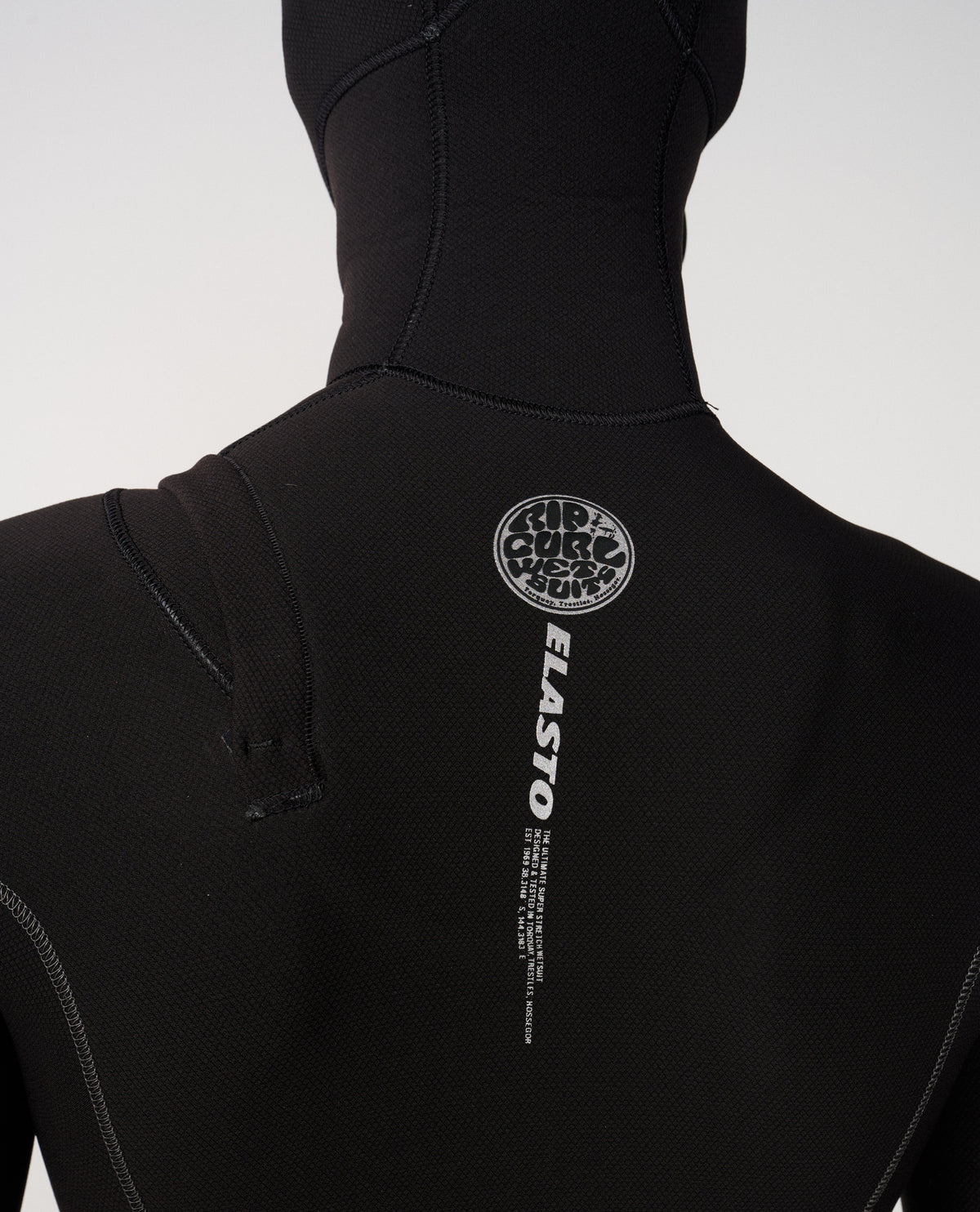 Rip Curl Mens Elasto 5/4 Hooded Wetsuit - Black
