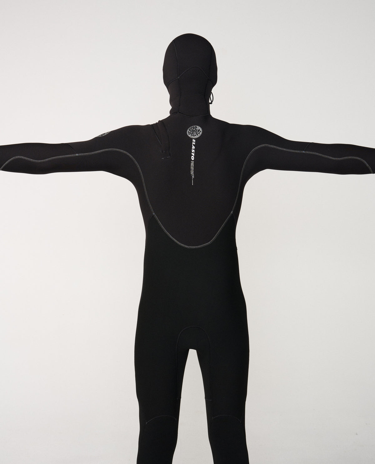 Rip Curl Mens Elasto 5/4 Hooded Wetsuit - Black