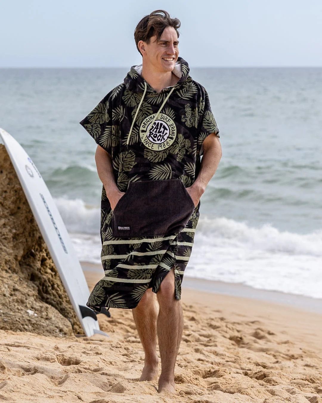 Saltrock Warp Surf Towelling Poncho