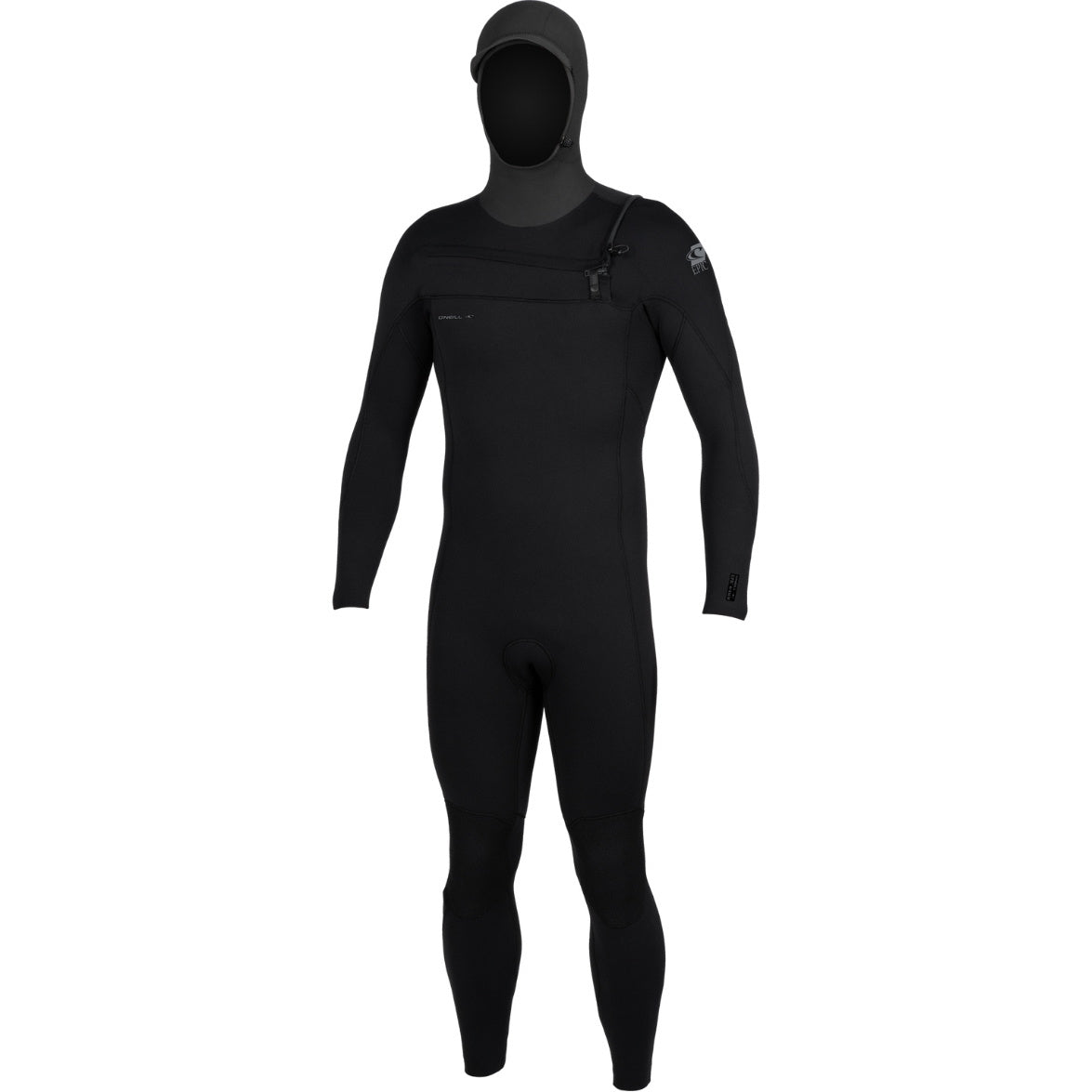 O'Neill Mens Epic 6/4 Hooded Chest Zip Wetsuit - Black