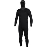 O'Neill Mens Epic 6/4 Hooded Chest Zip Wetsuit - Black