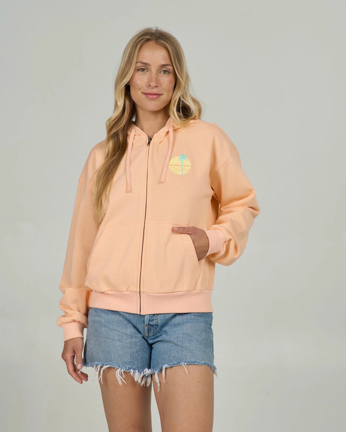 Salty Crew Simplicity Zip Hoodie